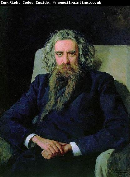 Nikolai Yaroshenko Portrait of Vladimir Solovyov,